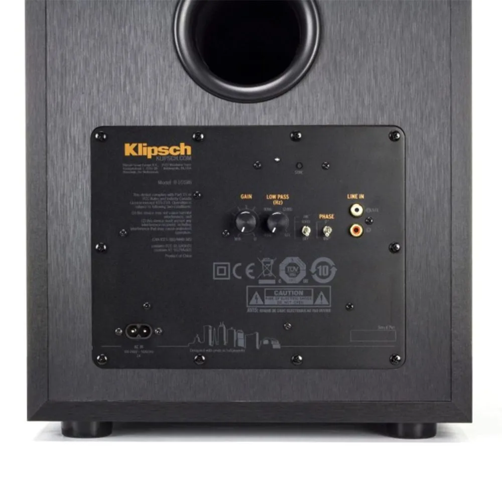 美國 Klipsch R-10SWi 10吋主動式超低音 無線傳輸 家庭影音喇叭