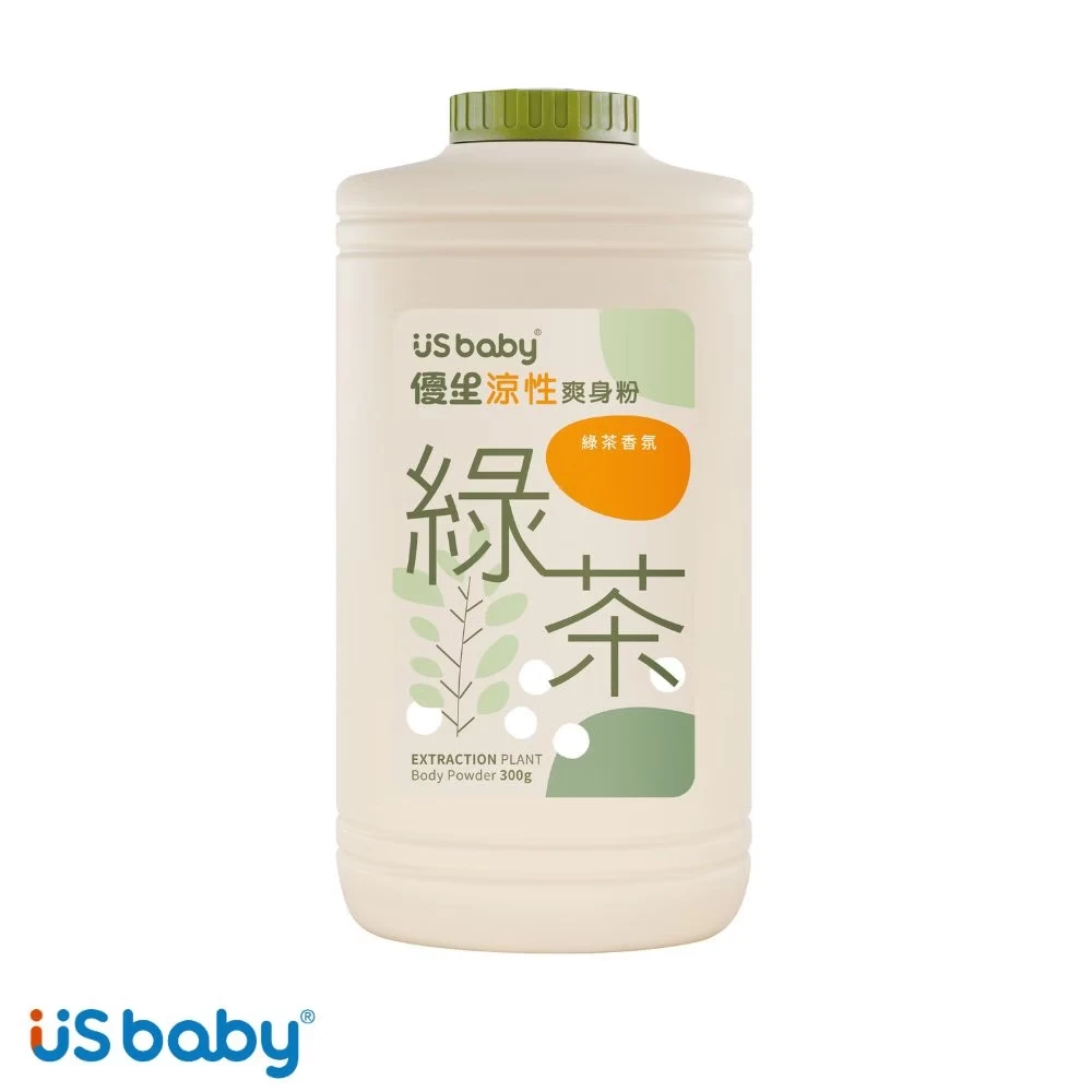 優生 涼性爽身粉-綠茶香氛 300g