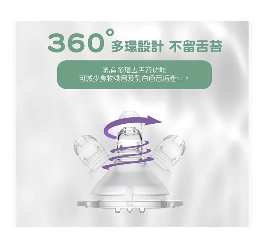 優生 真母感愛地球奶瓶用奶嘴-寬口徑3入