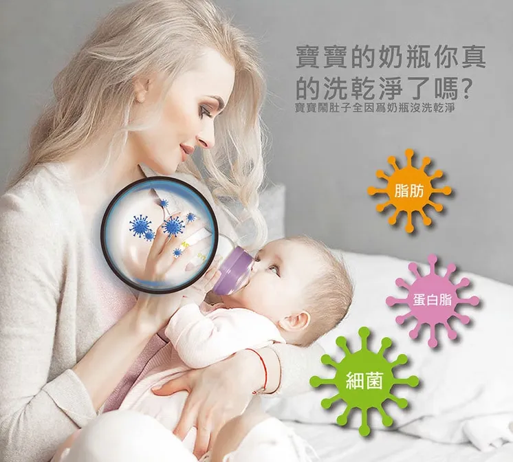 優生 抗菌旋轉奶瓶刷-皇帝企鵝(附奶嘴刷)