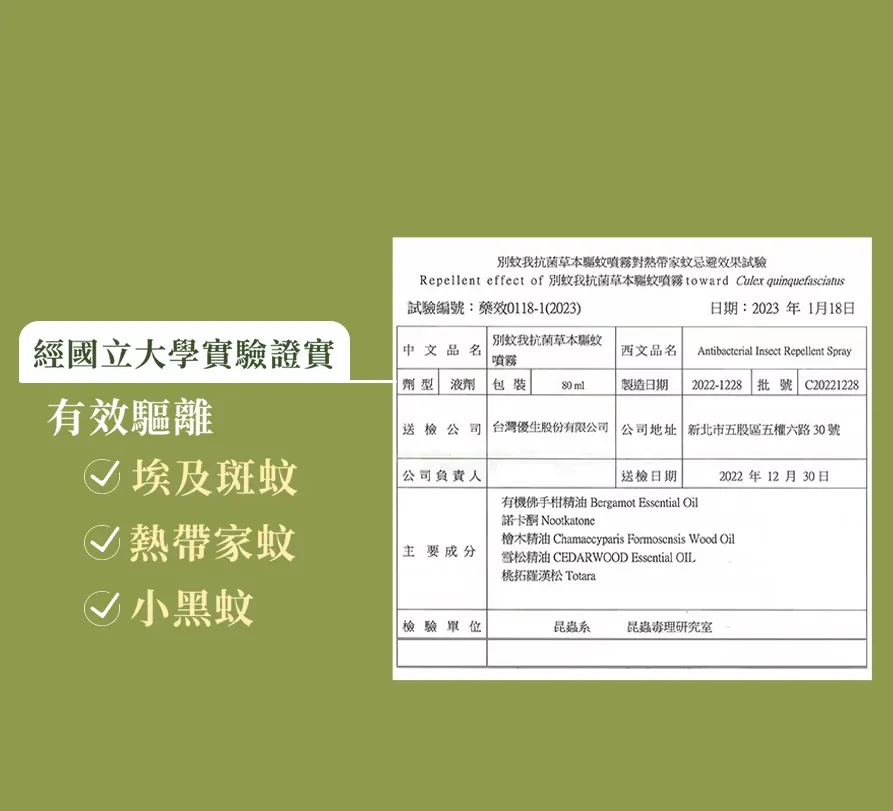 別蚊我 抗菌草本驅蚊噴霧80ml