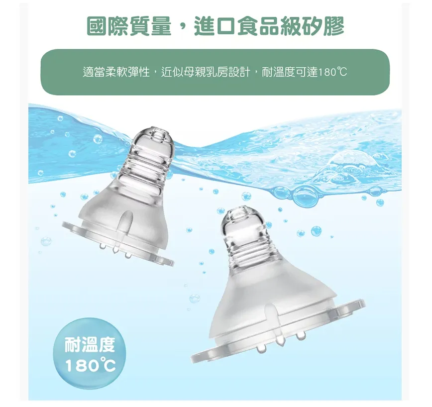 優生 真母感愛地球奶瓶用奶嘴-寬口徑3入
