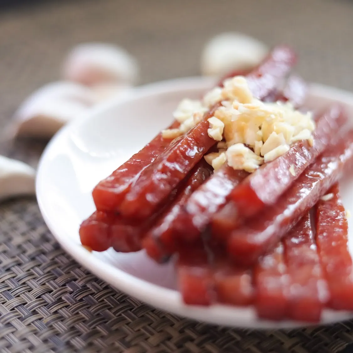 蒜味肉條