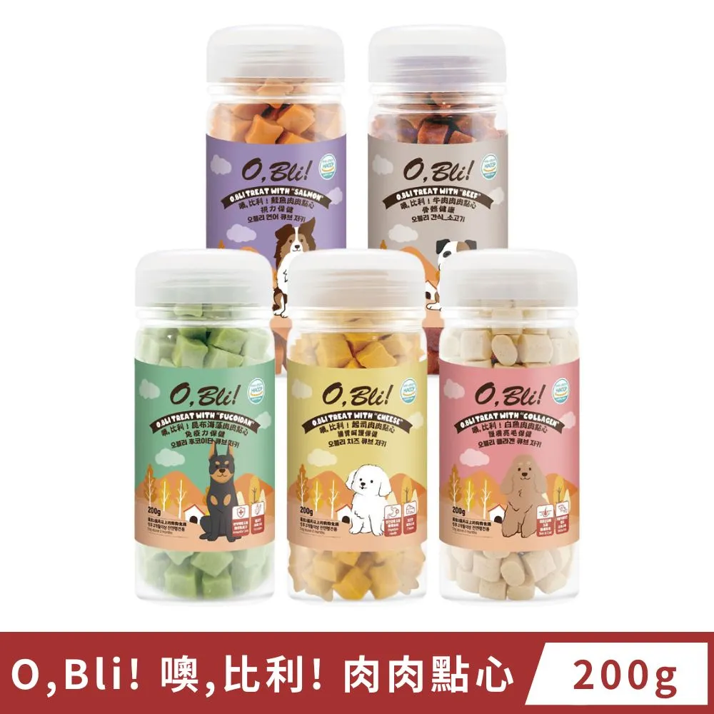 O,Bli! 噢,比利! 肉肉點心200g 狗潔牙 狗點心