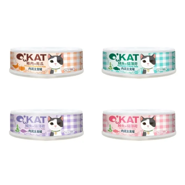 OKAT 美喵人生貓薄荷肉泥主食罐