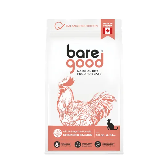 BARE GOOD 真原力 放牧雞 + 鮭魚 自然健康貓鮮糧