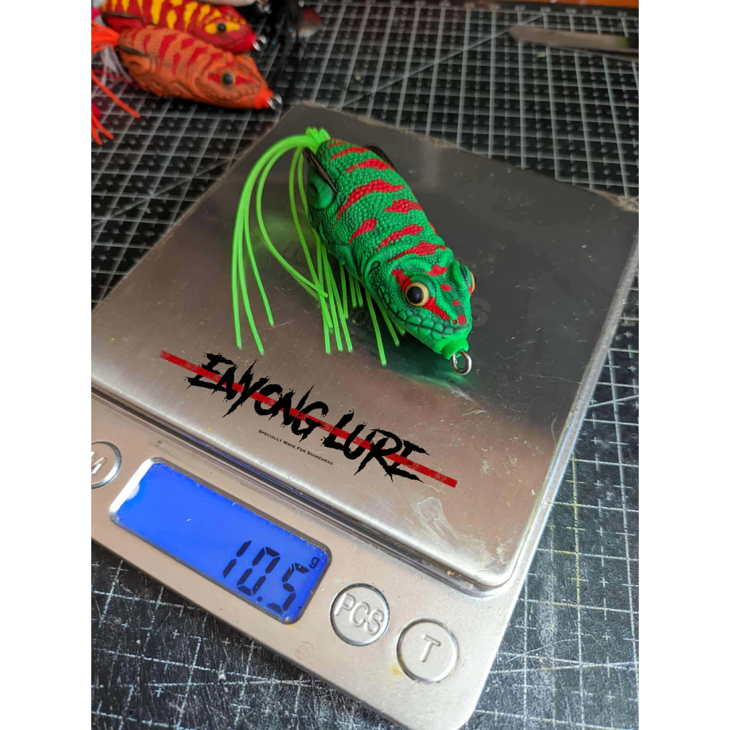 【LUREER】 ENYONG LURE 印尼手工製 GECKO 血紋雷蛙 10G 雷強 雷蛙 魚虎 泰國鱧 鮎呆