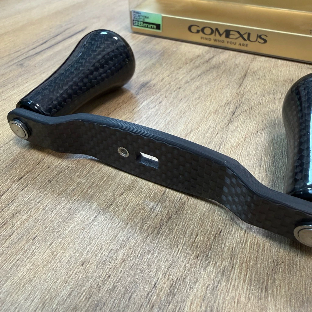 【LUREER】 GOMEXUS 泰坦98mm <碳纖維搖臂握丸組> 障礙場 捲線器改裝 路亞 雷強 大龜