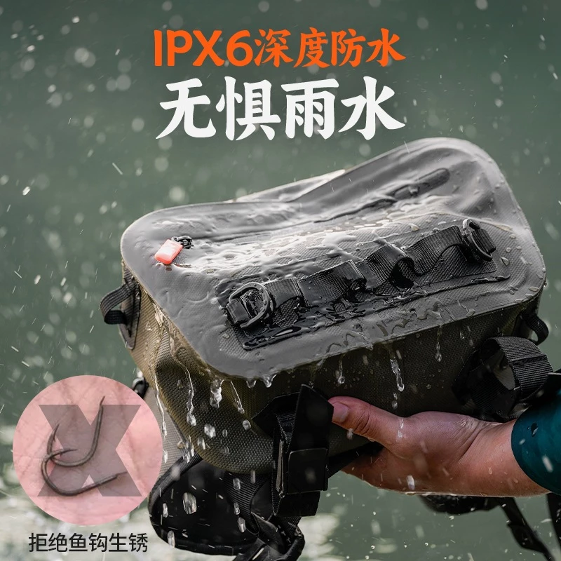 【LUREER】 池刃 防水路亞包 <大/小兩款挑選> 腰掛斜背兩用 輕量 多功能 大容量 路亞包