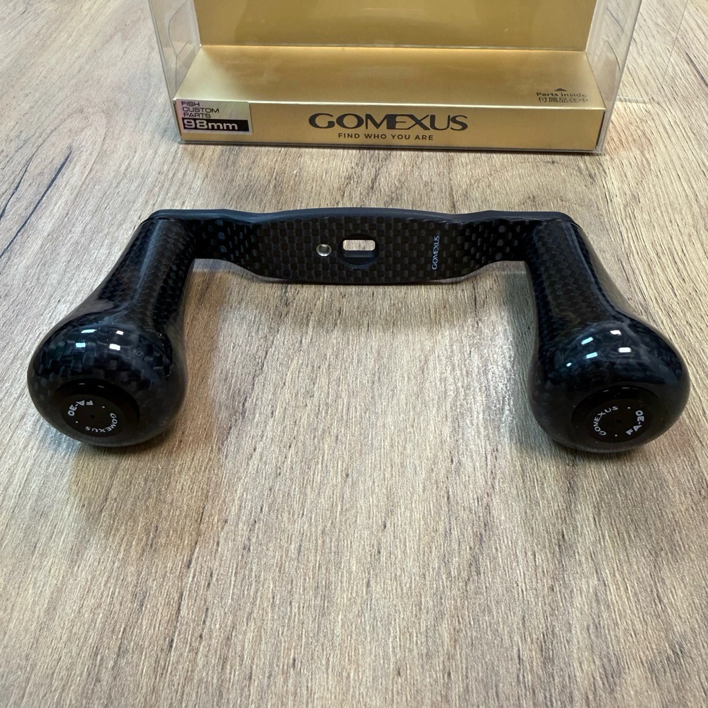 【LUREER】 GOMEXUS 泰坦98mm <碳纖維搖臂握丸組> 障礙場 捲線器改裝 路亞 雷強 大龜