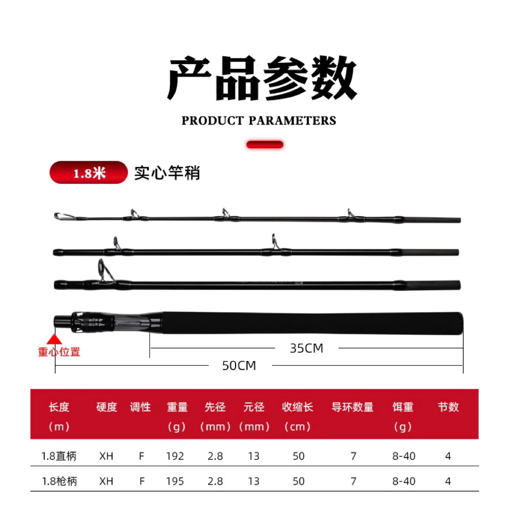 【LUREER】 DJIANG 多節 雷強竿 180 / 210 XH 路亞 雷強 魚虎 泰國鱧 雷蛙