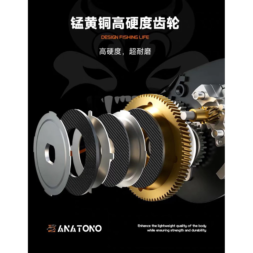 【LUREER】 ANATONO 黑狡二代 <金屬機身> 路亞 雷強 魚虎 泰國鱧 小烏龜 大龜