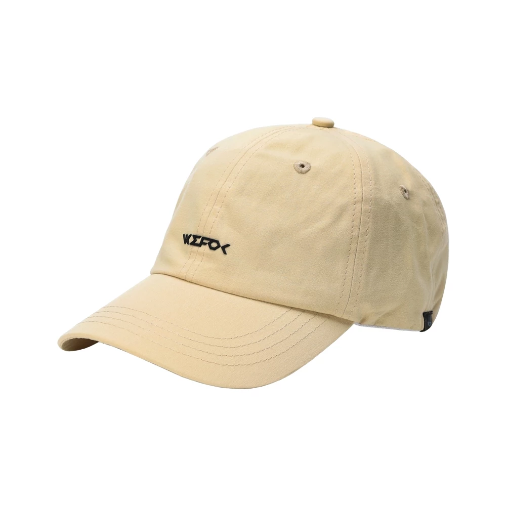 【LUREER】 WEFOX LOGO 純棉老帽 黑色/卡其色 老帽 路亞 帽子 鴨舌帽 WFX-6013