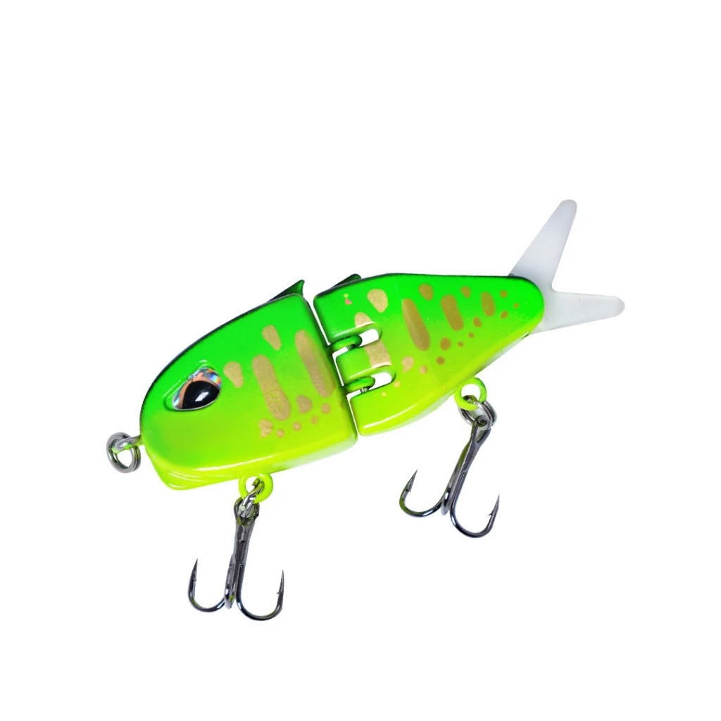 【LUREER】 MM60 卡通雙節魚 6克 <搭配三本鉤> 軟尾設計 路亞 多節魚 管池