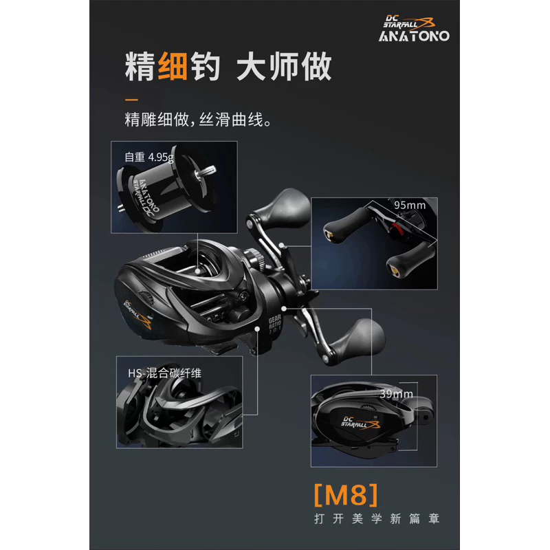 【LUREER】 ANATONO 星殞 DC 騷音 小烏龜 《自帶出線聲》 泛用 路亞 安德魯 雙軸 捲線器