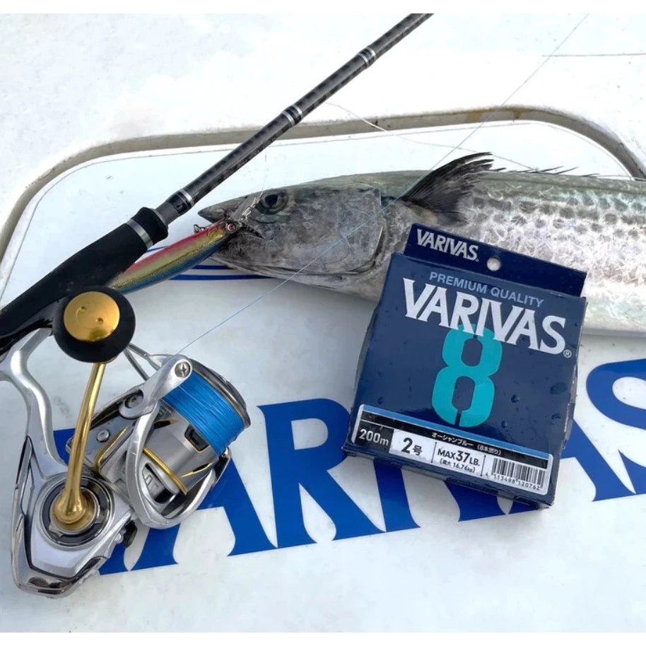 【LUREER】 VARIVAS 8 日本製 8股PE線 五色 高強度 高耐久性 高感度 8×PE線 船釣 路亞