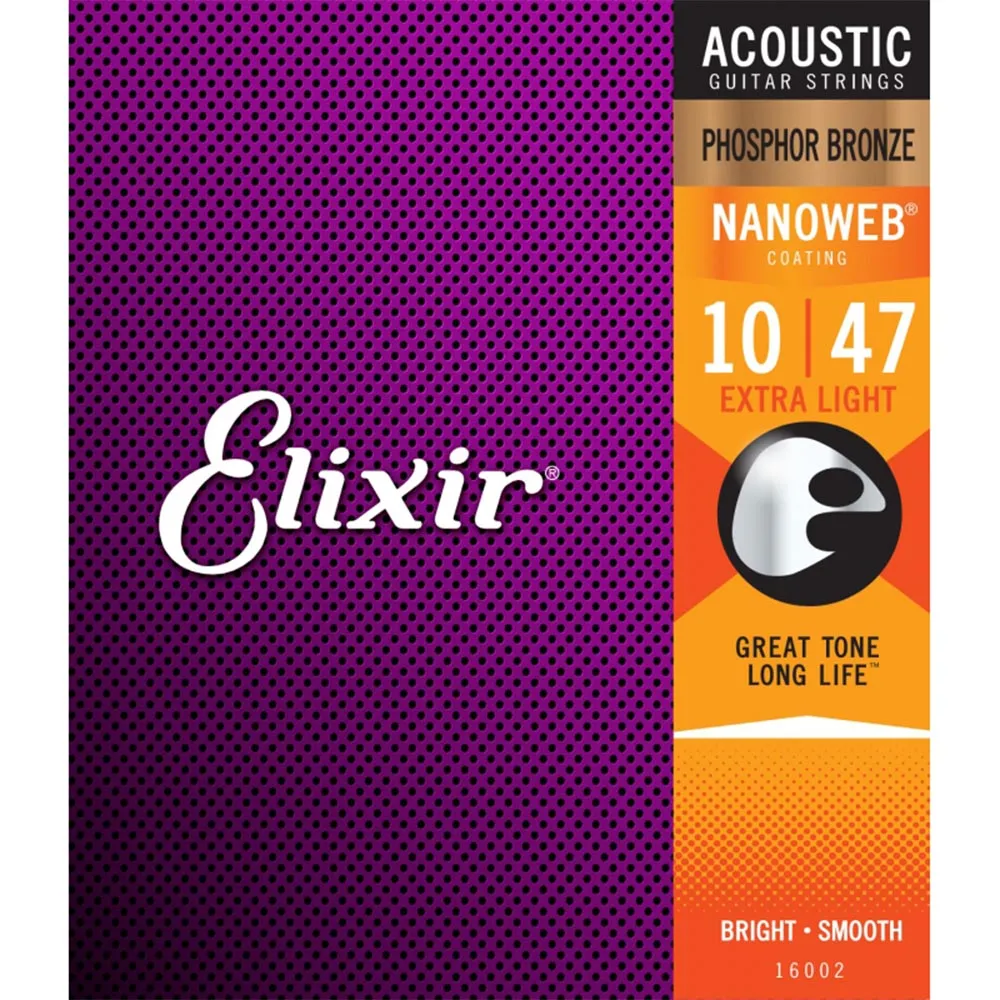 Elixir Nanoweb Phosphor 民謠吉他弦