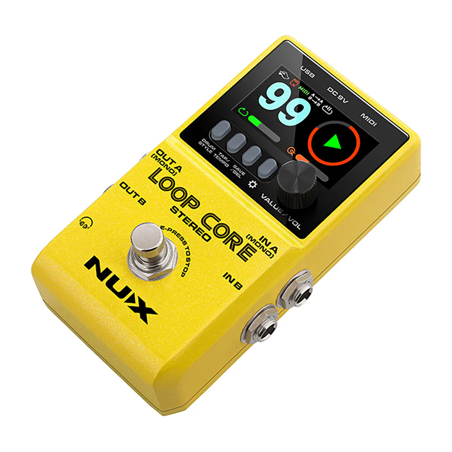 NUX Loop Core Stereo 電吉他電木吉他貝斯循環鼓組