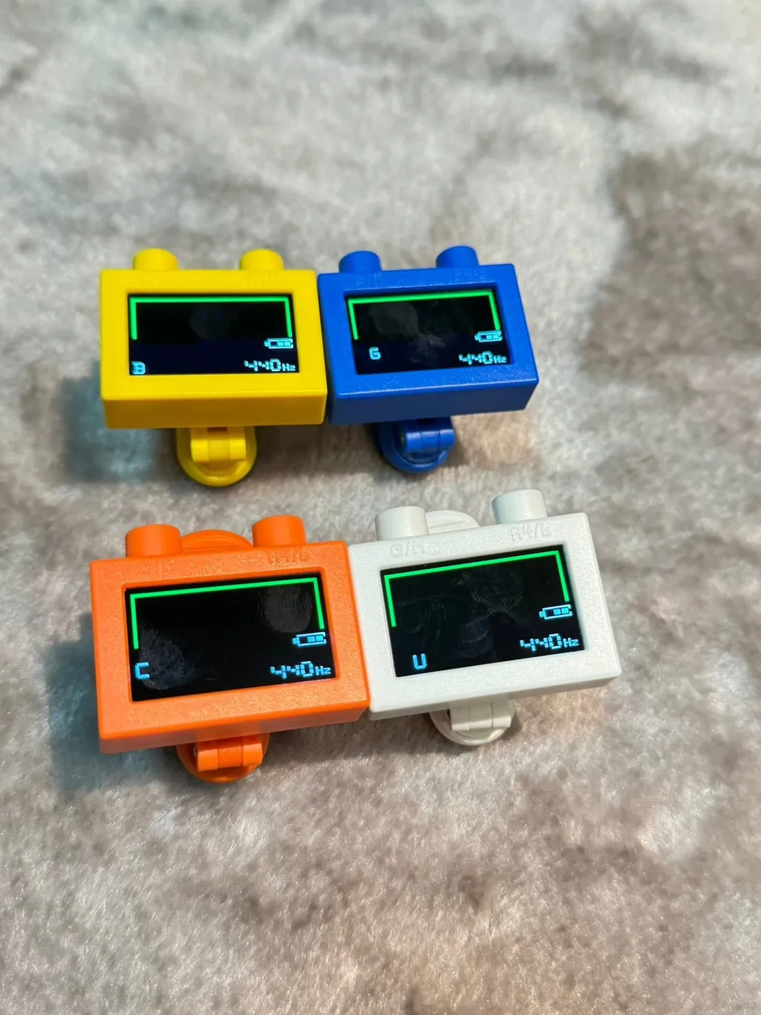 積木造型調音器 四色可挑 Cherub LETU Clip-on Tuner WST-570Li