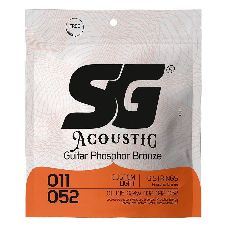 SG STRINGS木吉他弦 .011磷青銅 SG-6691EX