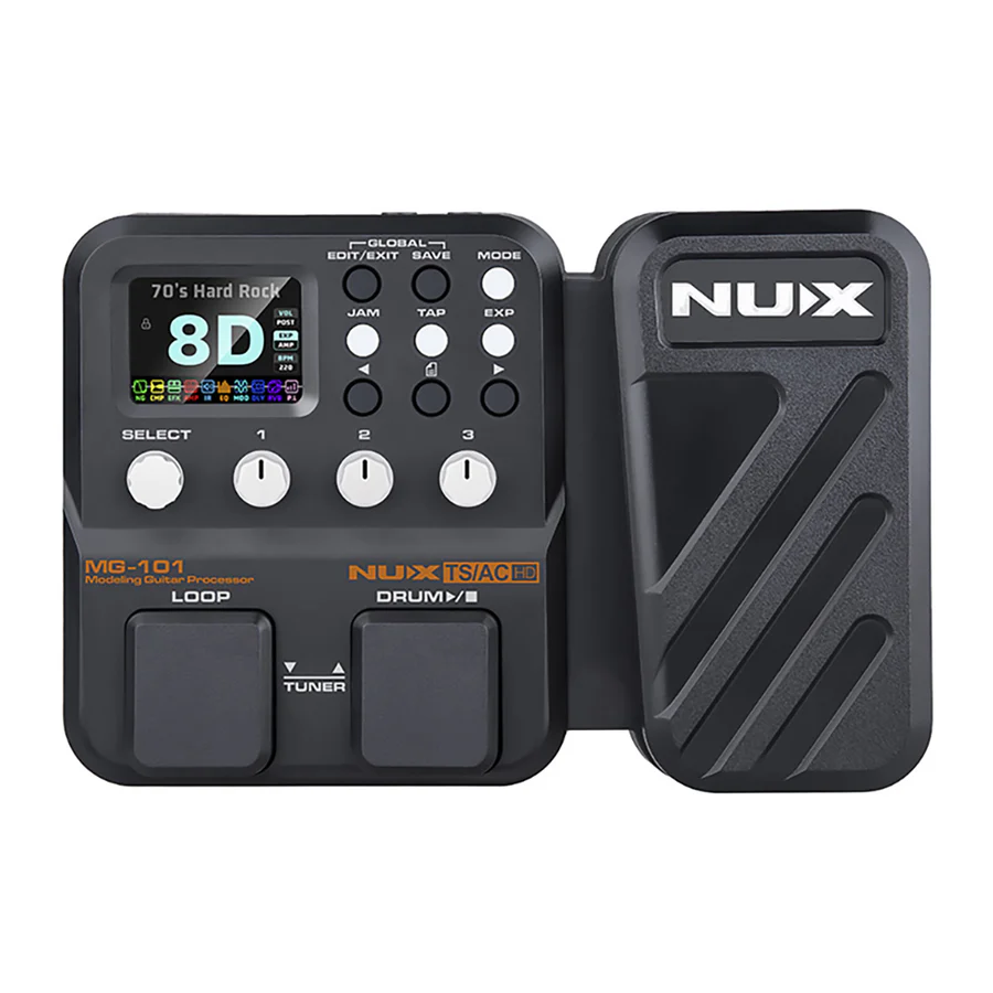 NUX MG-101 電吉他綜合效果器 / 音箱模擬器