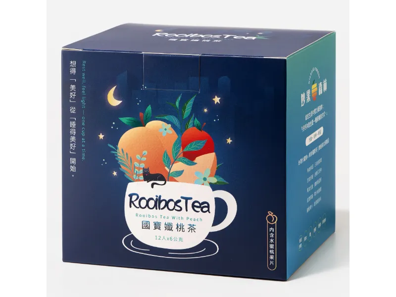 國寶孅桃茶(水蜜桃風味/內含水蜜桃果片）