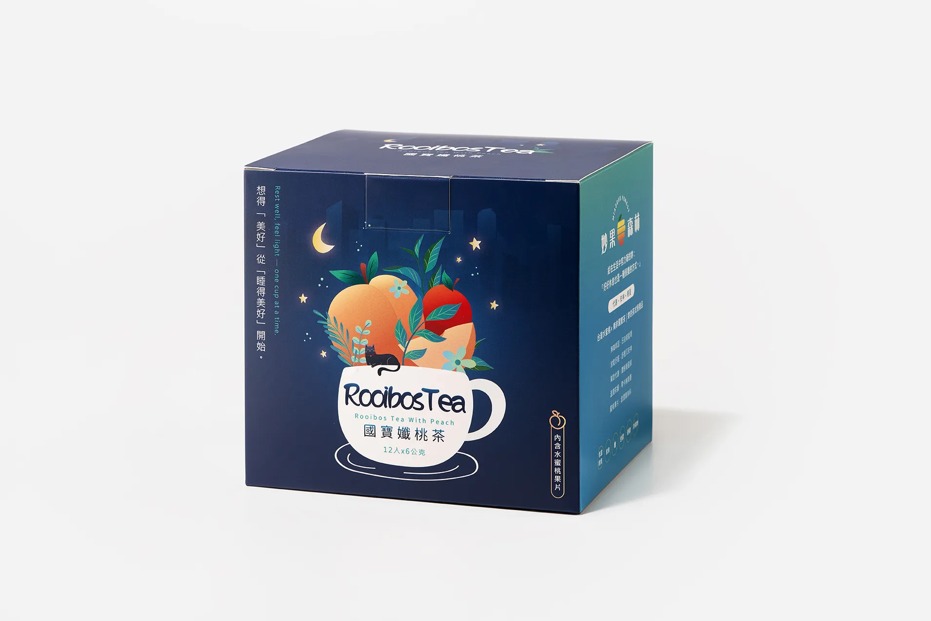 國寶孅桃茶(水蜜桃風味/內含水蜜桃果片）