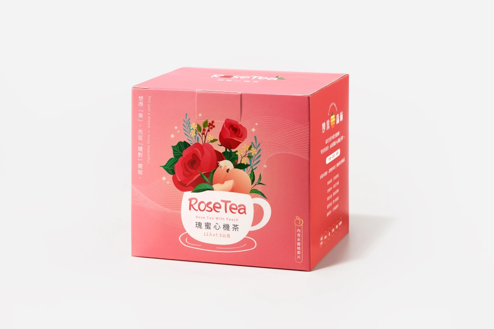 瑰蜜心機茶(水蜜桃風味/內含水蜜桃果片)