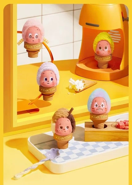 POPMART 泡泡瑪特 星星人 歡迎來到月球表面冰淇淋 毛絨掛件 系列盲盒