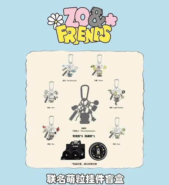 ZO&FRIENDS 聯名萌粒掛件