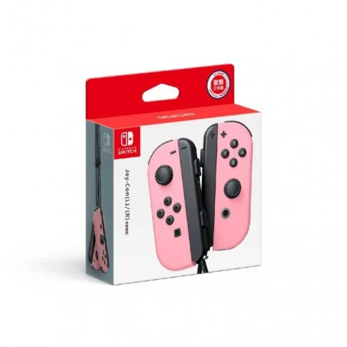 Nintendo Switch Joy-Con 控制器 左右手套組 淡雅粉紅