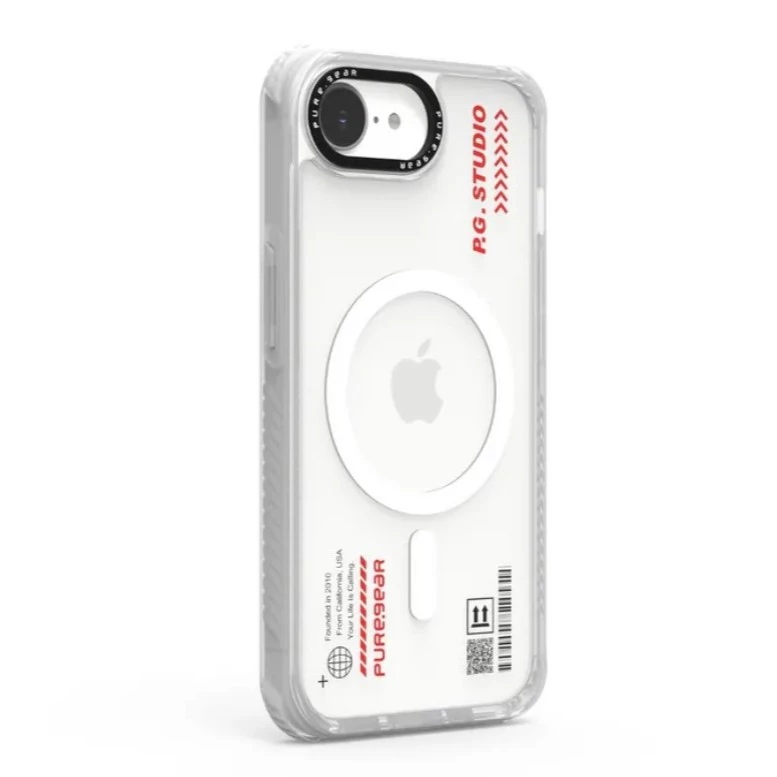 普格爾Apple iPhone 17e/16e 冰霧減壓防摔保護殼MagSafe / 冰霧白