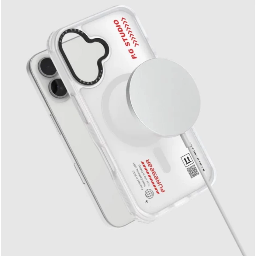 普格爾Apple iPhone 16 冰霧減壓防摔保護殼MagSafe / 冰霧白