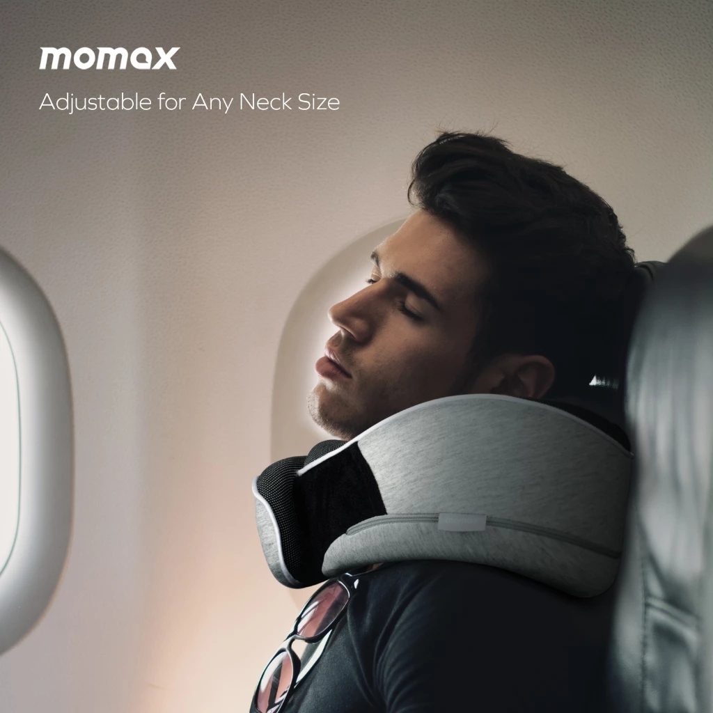 Momax人體工學旅行枕 出國必備 旅行好物 舒服 頸枕 飛機枕 頸椎守護神