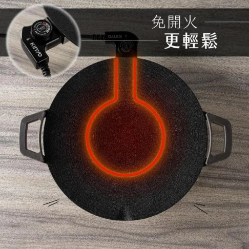 小家電/KINYO BP-236 36cm韓式超薄不沾電烤盤