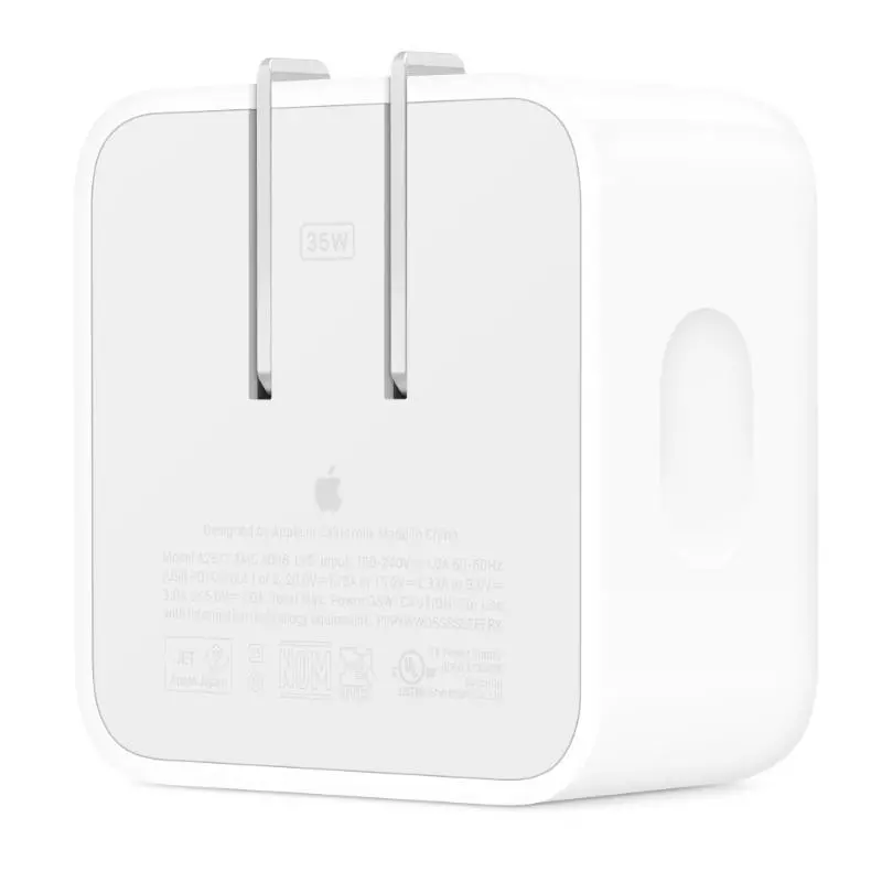 MW2H3TA/A APPLE 35W 雙 USB-C 埠小型電源轉接器 2024