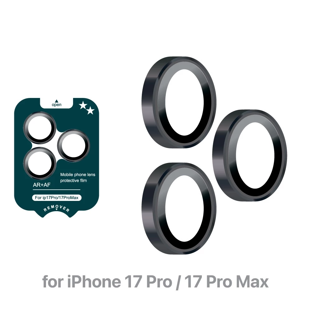 MEGA KING iPhone 17 Pro/Pro Max 藍寶石鏡頭貼 三鏡頭