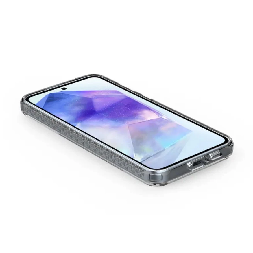 普格爾Samsung Galaxy A55 冰鑽減壓防摔保護殼/粉鑽
