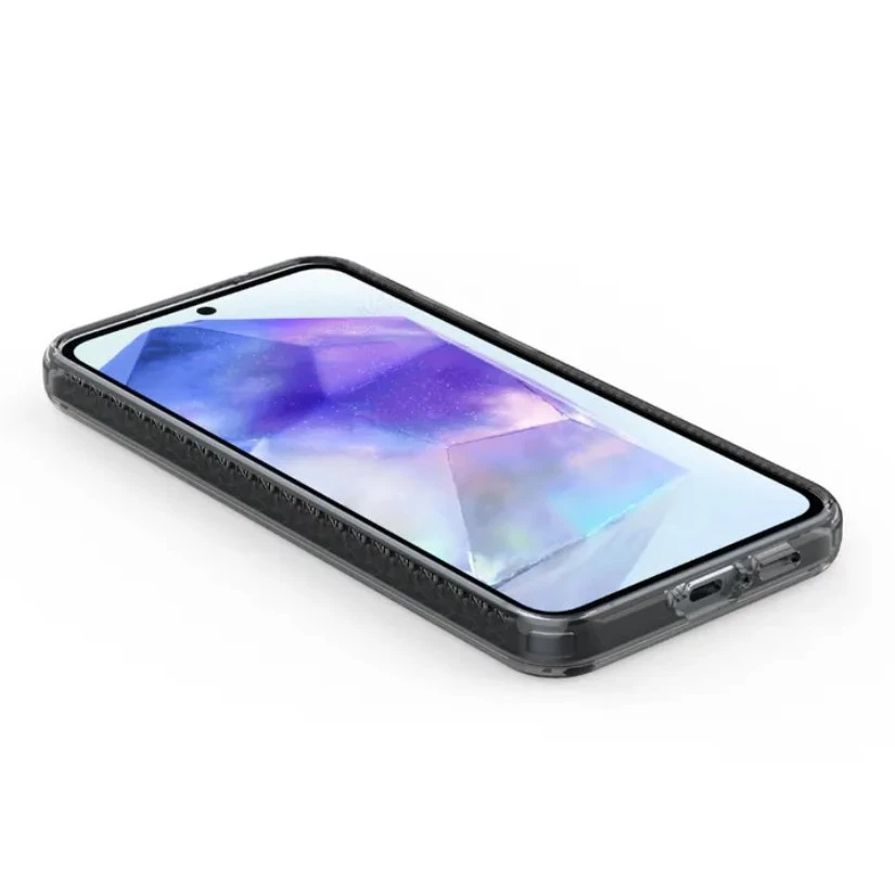 普格爾Samsung Galaxy A55 冰鑽減壓防摔保護殼 / 黑鑽