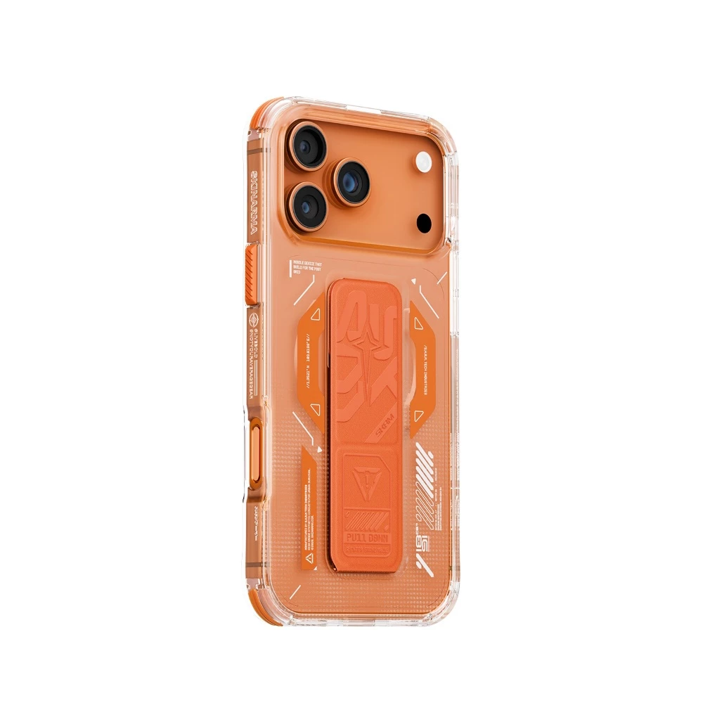 SKINARMA Helio iPhone 17 Pro Max 6.9 磁吸支架殼 橘