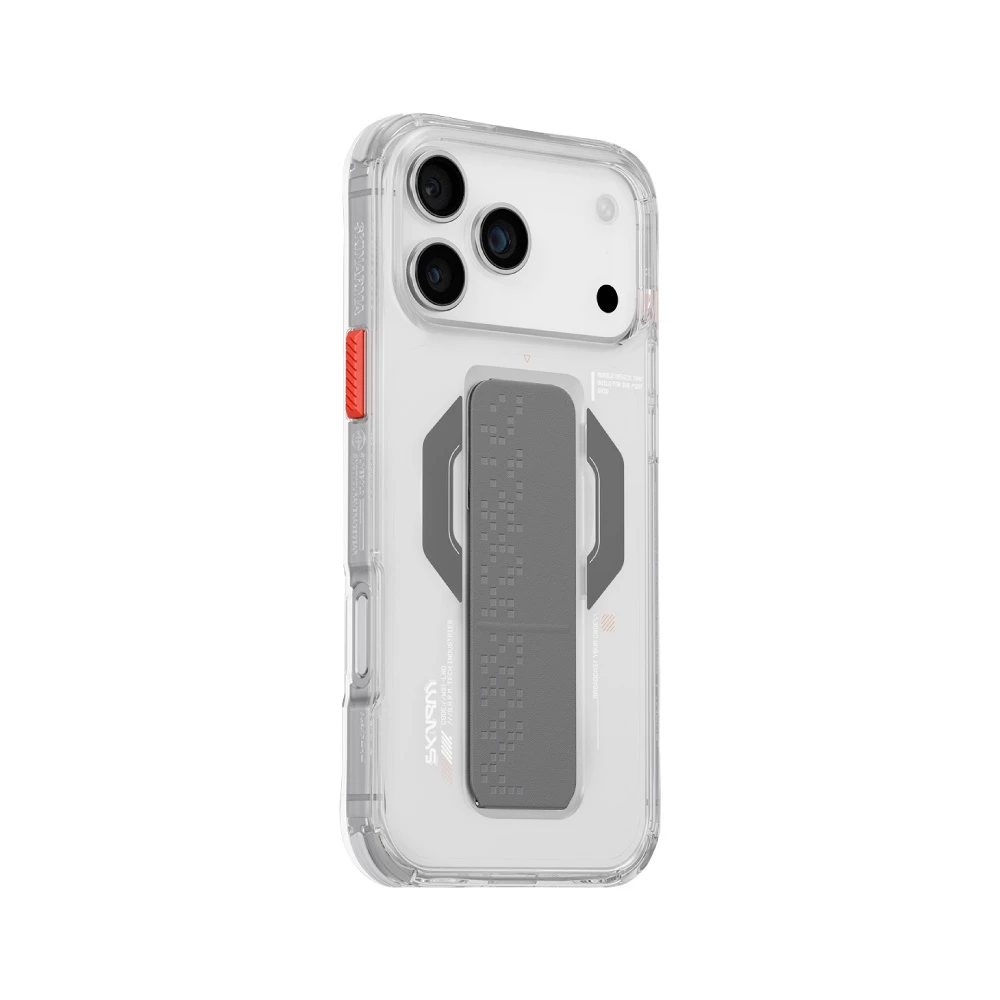 SKINARMA Haxa iPhone 17 Pro Max 6.9 磁吸支架簡約款 透明