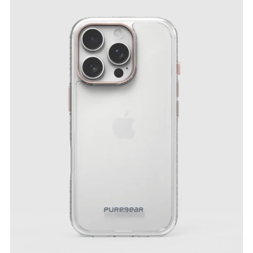 普格爾Apple iPhone 16 冰鑽減壓防摔保護殼 / 玫瑰