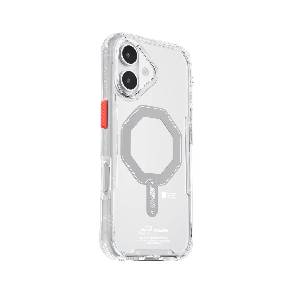SKINARMA Saido iPhone 17 6.3 磁吸防摔手機殼 透明