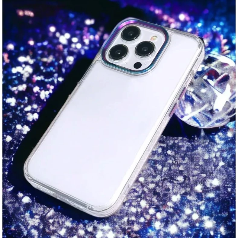 普格爾Apple iPhone 15 冰鑽減壓防摔保護殼 / 黑鑽
