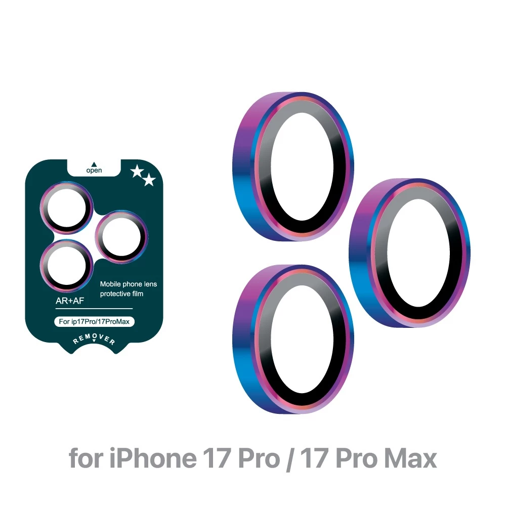 MEGA KING iPhone 17 Pro/Pro Max 藍寶石鏡頭貼 三鏡頭