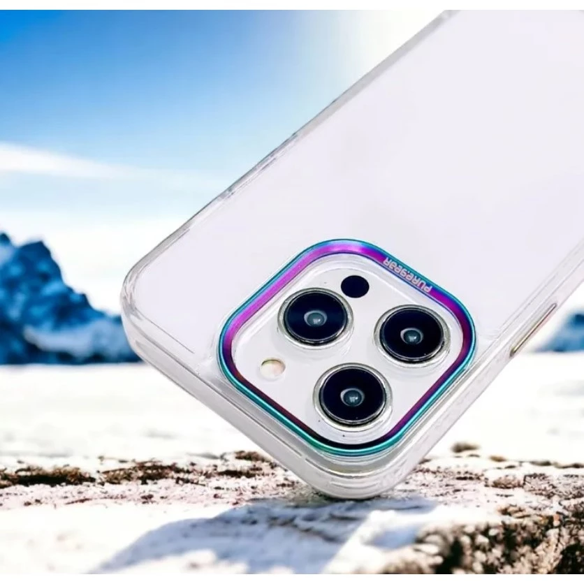 普格爾Apple iPhone 15 冰鑽減壓防摔保護殼 / 玫瑰