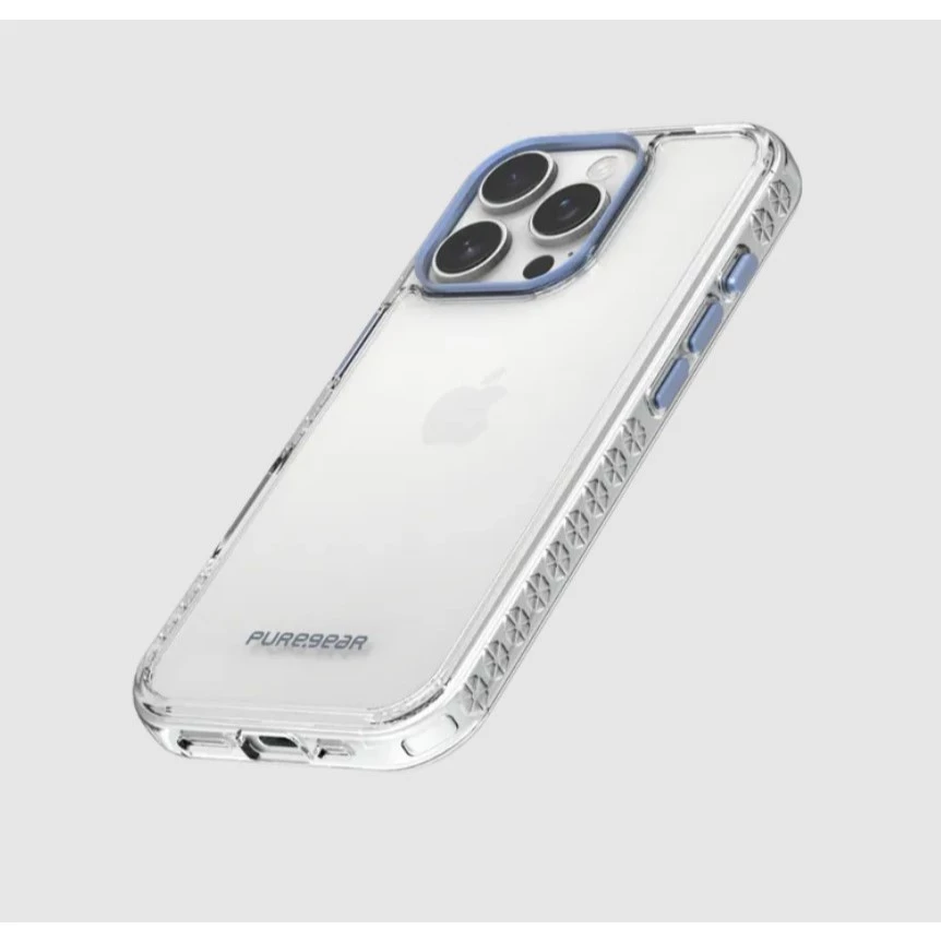 普格爾Apple iPhone 16 冰鑽減壓防摔保護殼 / 淡藍