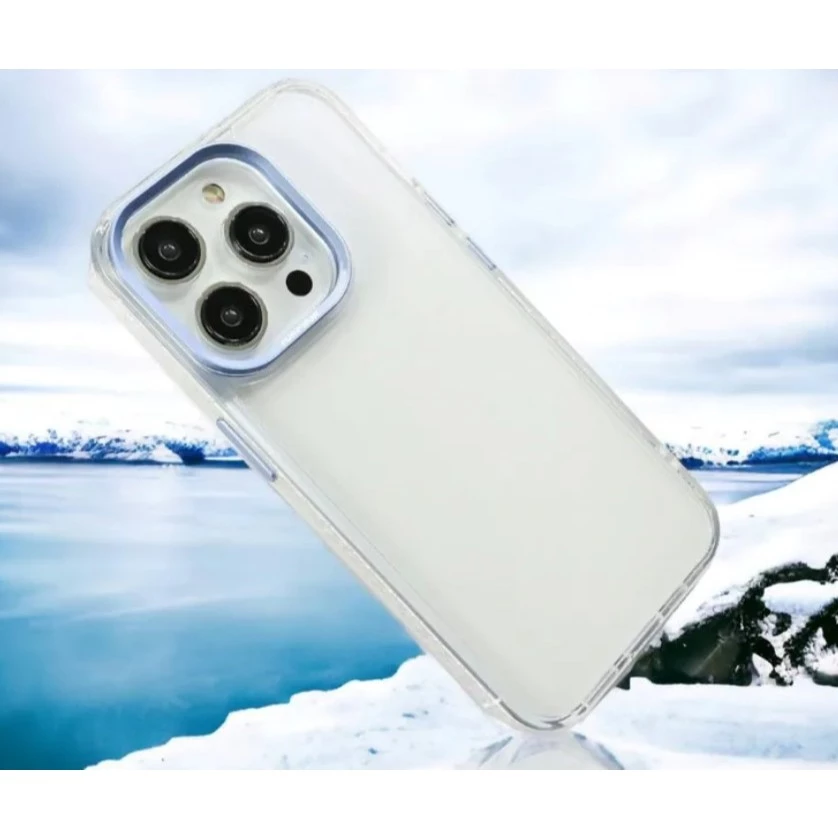 普格爾Apple iPhone 15 冰鑽減壓防摔保護殼 / 黑鑽