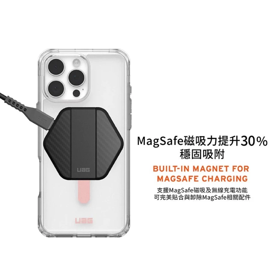 【UAG】iPhone 16/Plus/Pro/Pro Max 磁吸耐衝擊全透保護殼 (MagSafe 手機殼)