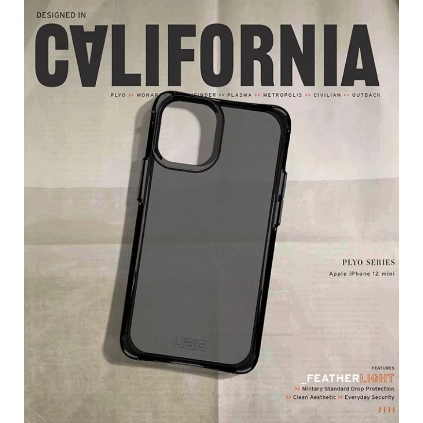 【UAG】iPhone 12 mini (適用5.4吋) 耐衝擊保護殼-全透款 (美國軍規 防摔殼 手機殼)